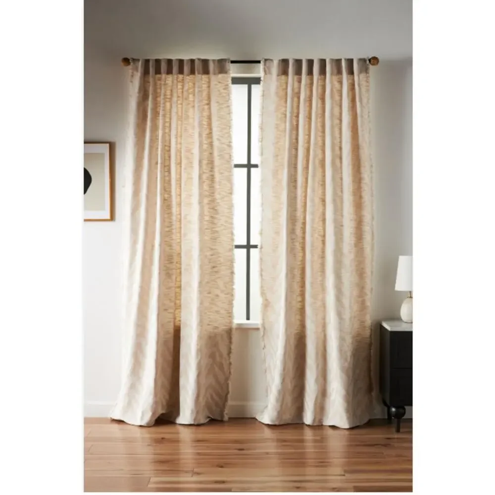 Anthropologie Calantha Jacquard Curtain 50 X 84 NEW 1 Panel